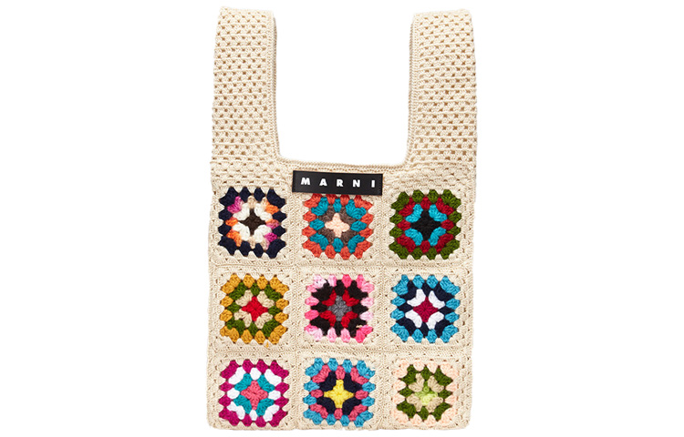 

Хлопковая сумка Regular женская разноцветная MARNI, Set (Bag+Dust Bag)