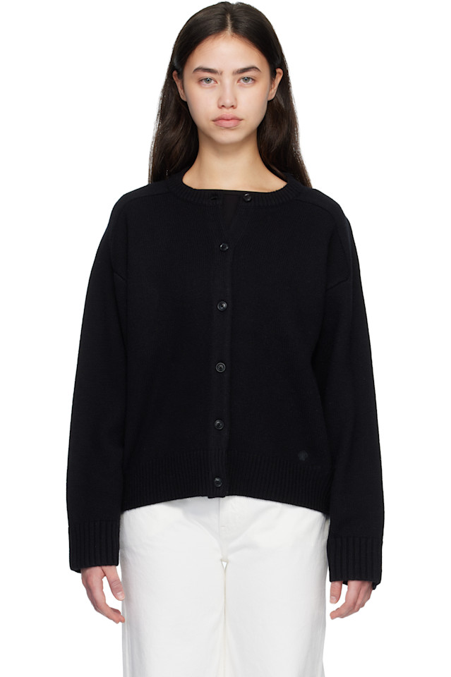 

Aidar lds шерстяной кашемировый кардиган Loulou De Saison, черный