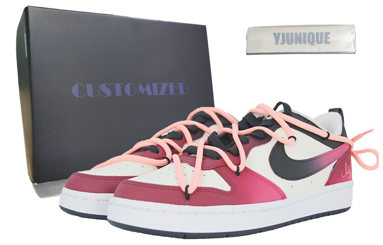 

Кроссовки Nike Court Borough Skateboarding Shoes Women's Low-top Red, цвет Magenta