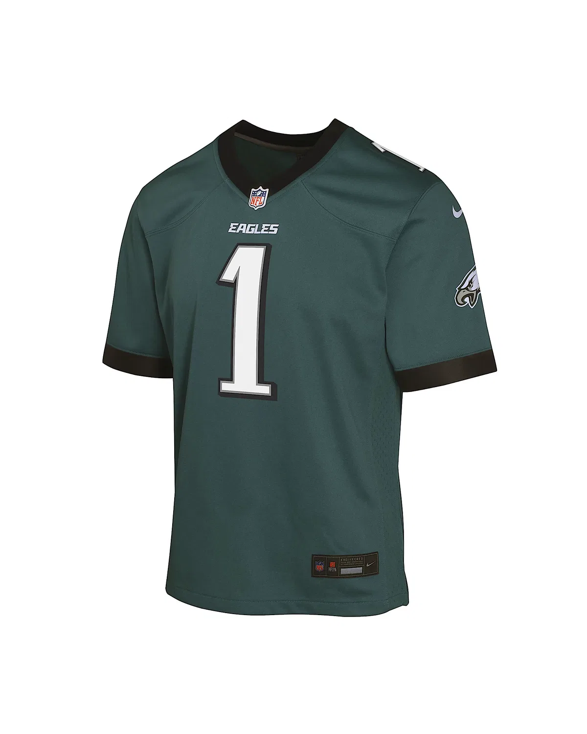 Детская большая футболка Nike Dri-FIT NFL Jalen Hurts Philadelphia Eagles, Green