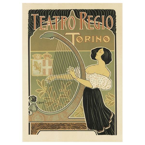 

Картина на холсте LegendArte Teatro Regio Torino, многоцветный