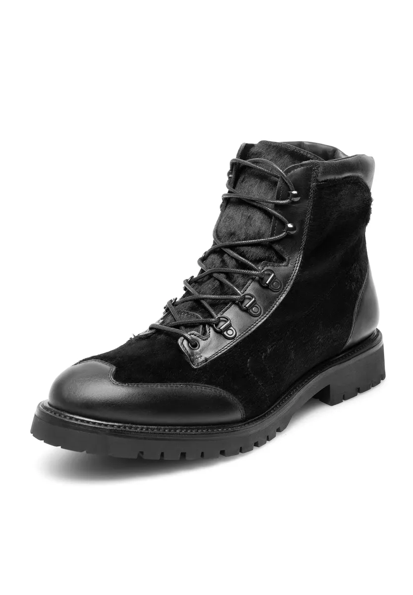 Ботинки на шнуровке Henry Stevens "Barkley CHB business Shoes", мужские ботинки на шнуровке из кожи ручной работы, походные ботинки, черный — фото 2