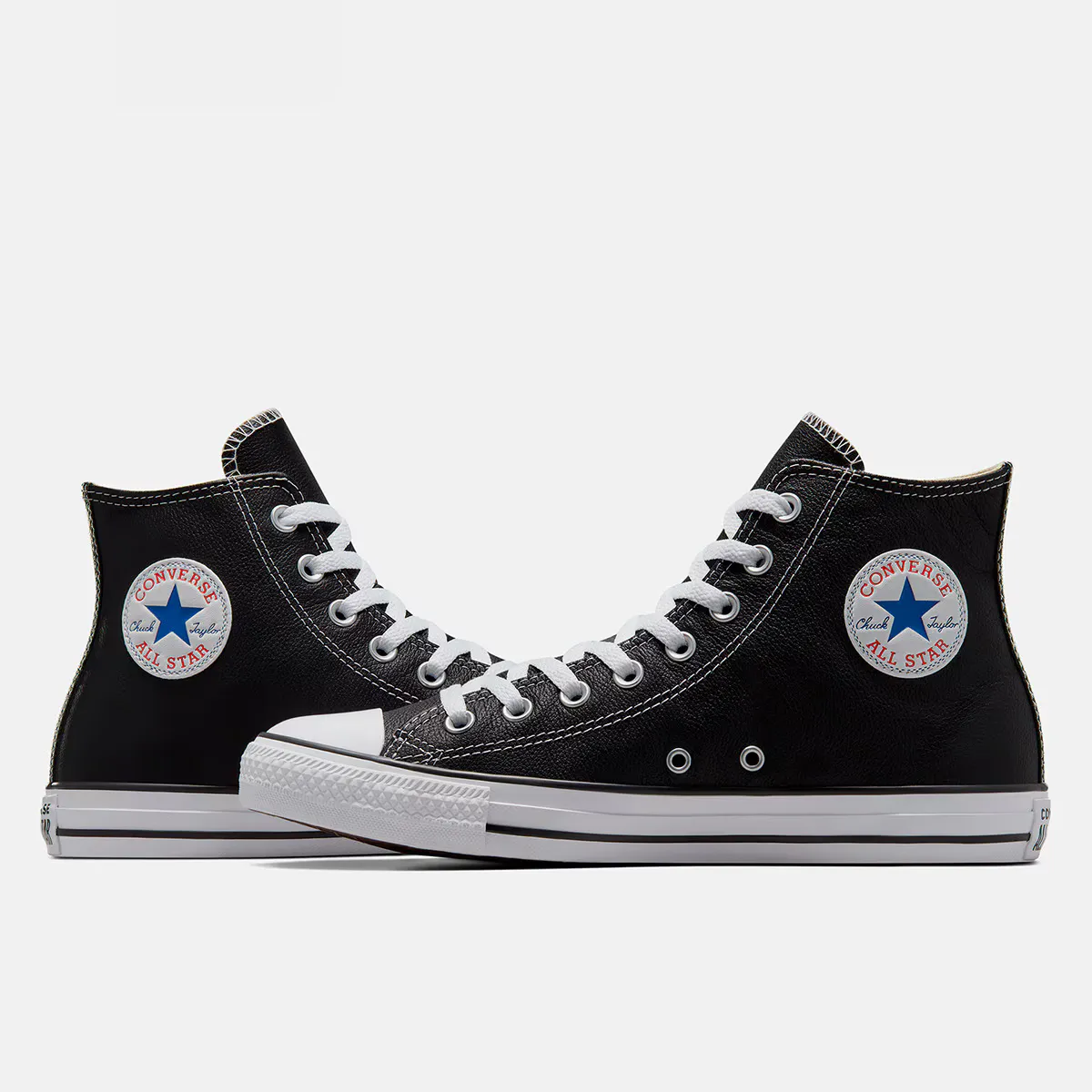 Повседневные кроссовки унисекс Chuck Taylor All Star High Leather Converse, чёрный — фото 3