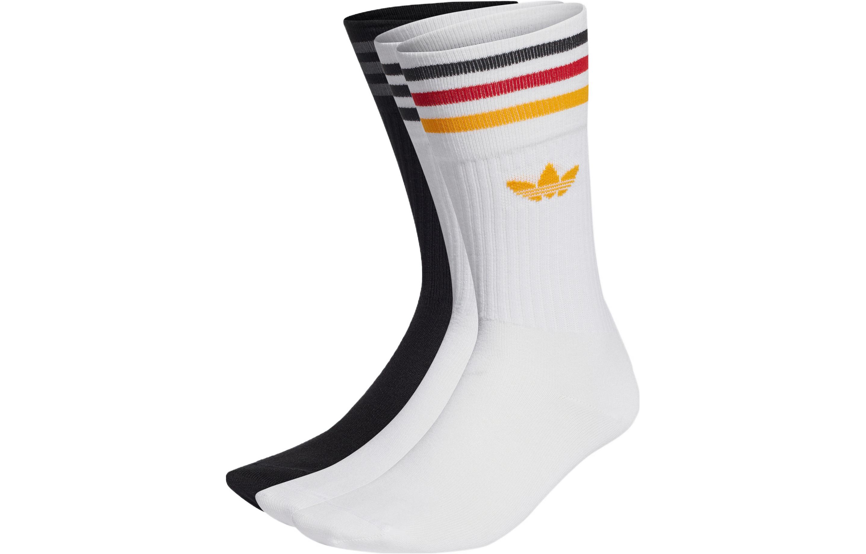 

Футболка Solid Crew Sock Mid Calf Socks Unisex 3 Pack Adidas Originals, 1 Set 3 Pack (Мультиколор/Белый/Черный)