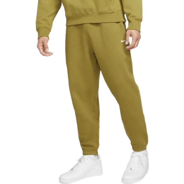 Спортивные брюки Nike FW22 Color Mid-waist joggers 'Mustard yellow' DA0330-318 — фото 2