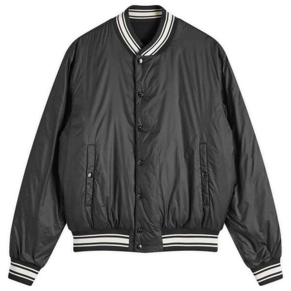 

Длинный бомбер из переработанного матового материала Saison Bouchet Moncler, черный