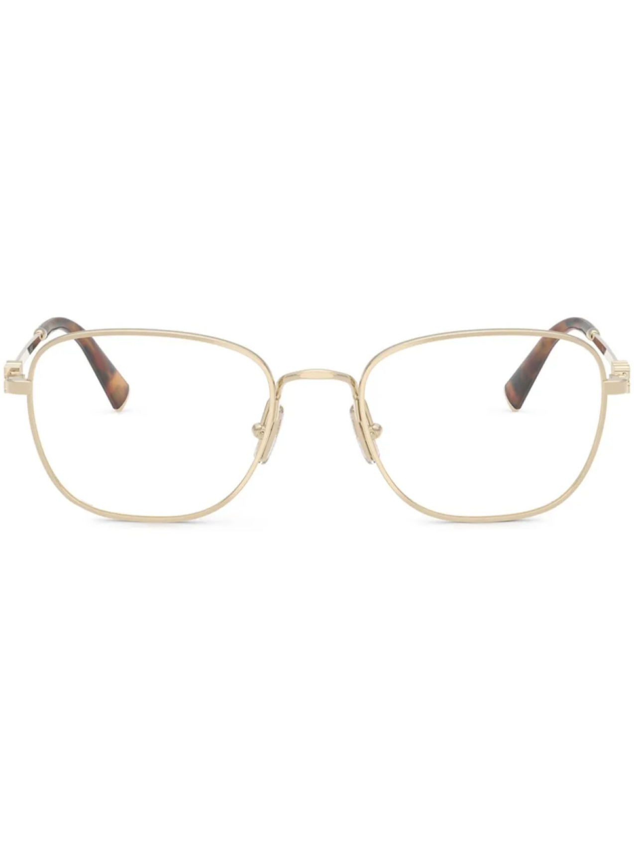 

Очки в прямоугольной оправе Miu Miu Eyewear, золотой