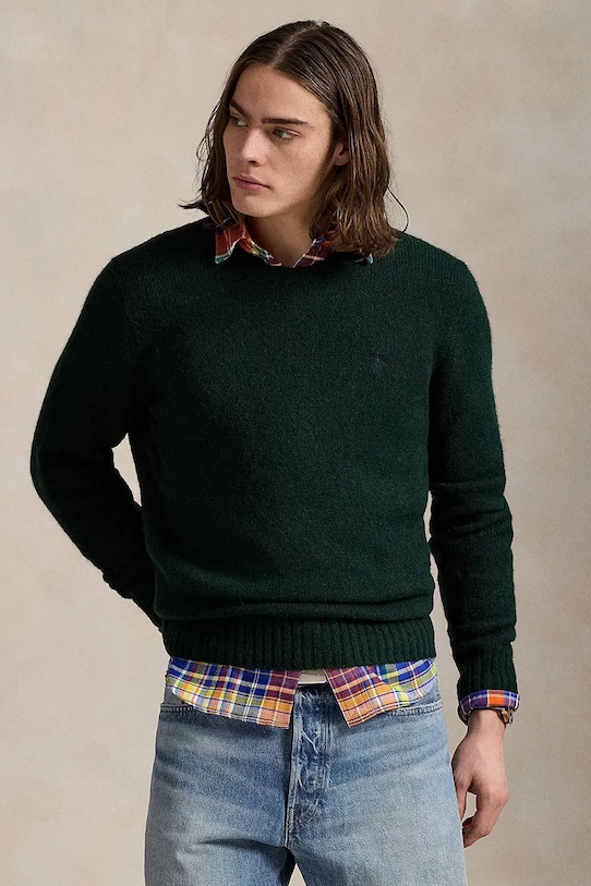 

Шерстяной свитер Polo Ralph Lauren, зеленый