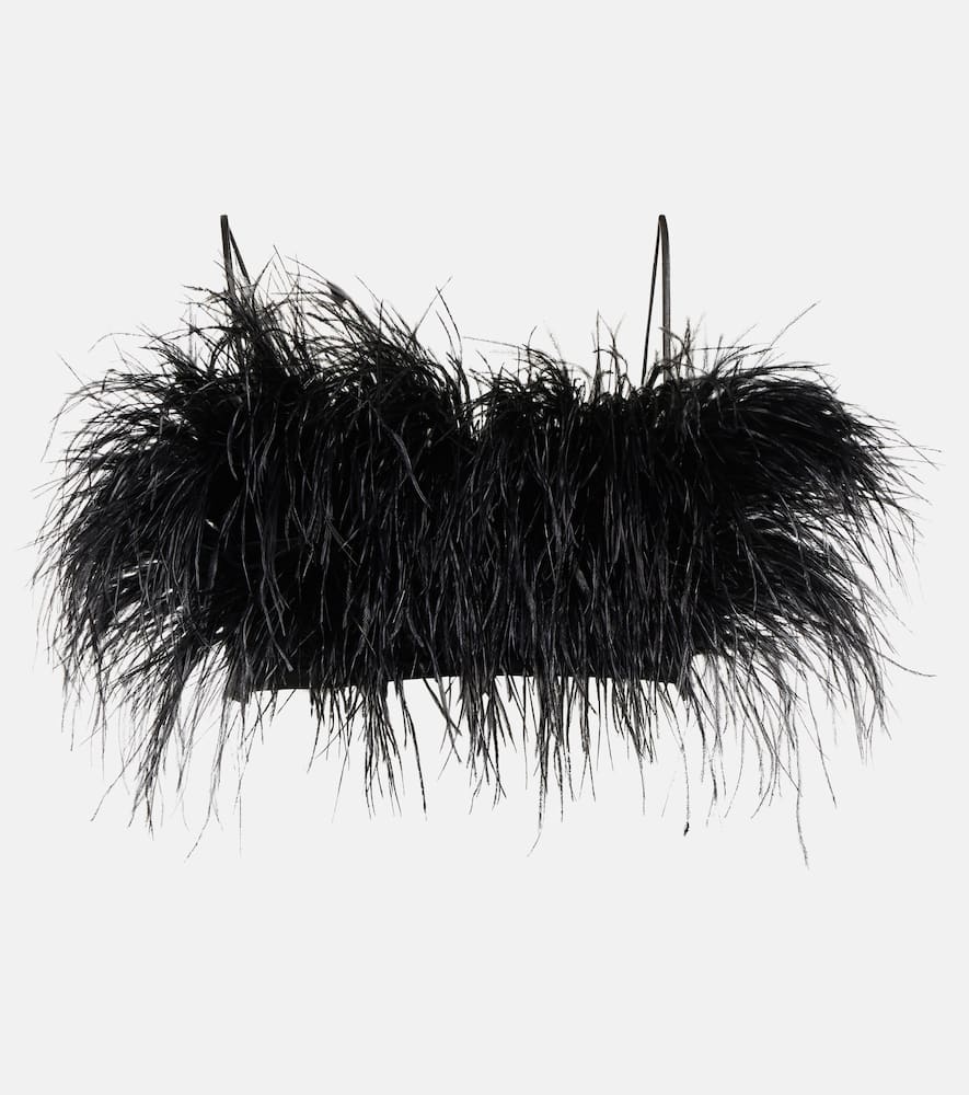 

Бралетте с перьями Rasario, Black