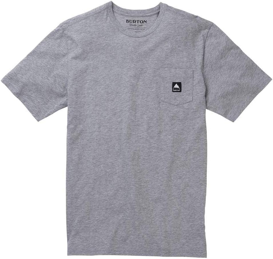 

Футболка с коротким рукавом Burton Colfax, 100% органический хлопок, серый