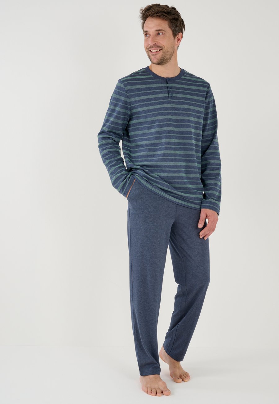 

Пижамный комплект Damart PYJAMA THERMOLACTYL SET, Blue Striped/Blue