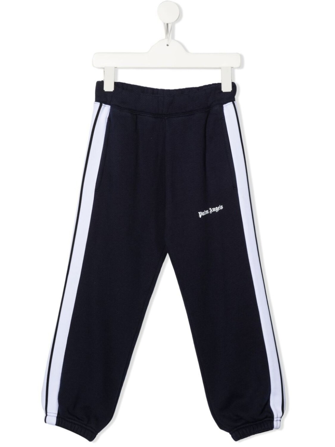 

Palm Angels Kids спортивные брюки с лампасами и логотипом, синий