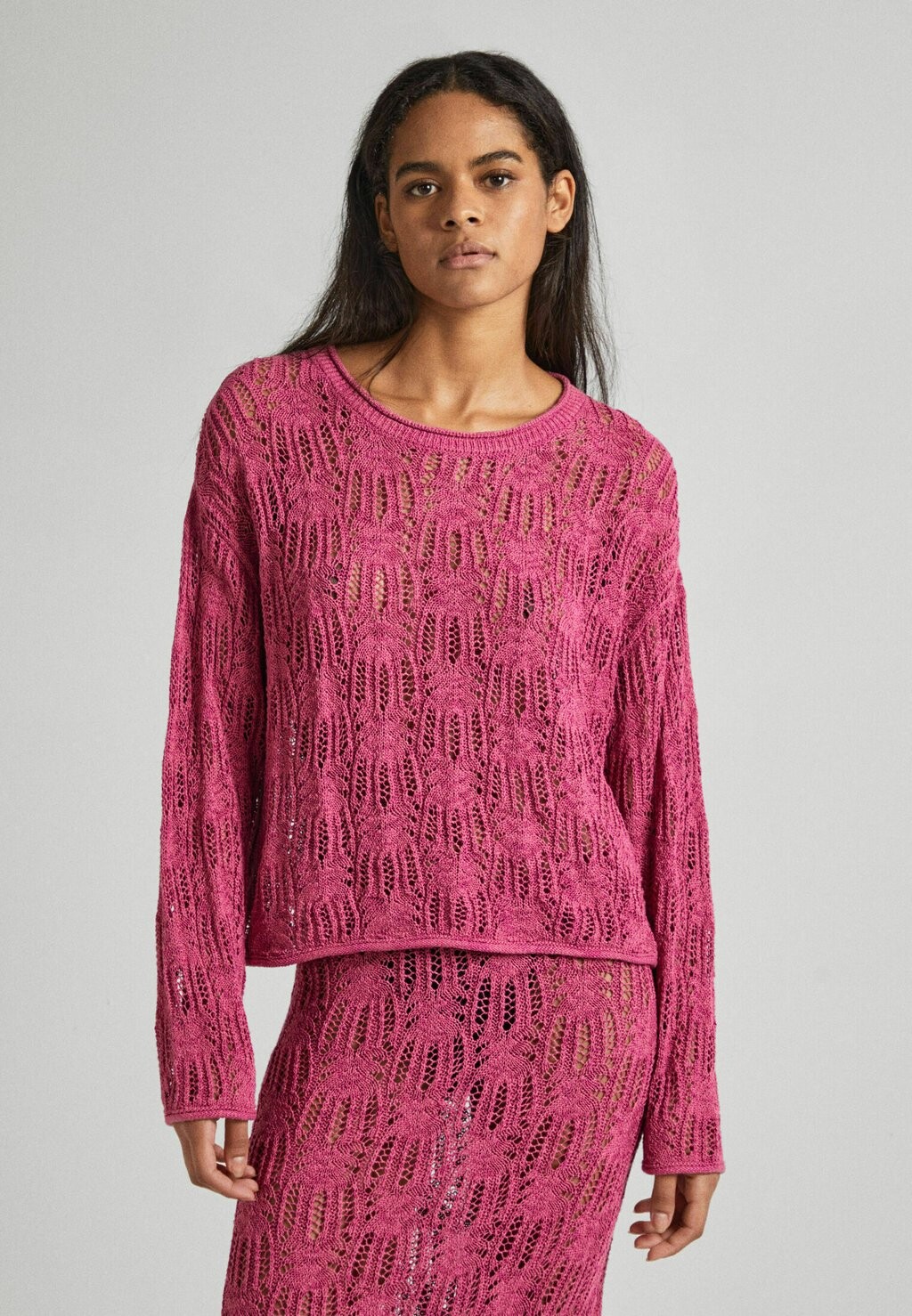 

Свитер вязаный GWEN Pepe Jeans, цвет english rose pink
