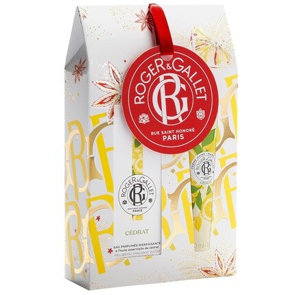 

ROGER & GALLET Подарочный набор Cédrat Minis Citron 1 жидкая унция Спрей 1 унция Крем для рук