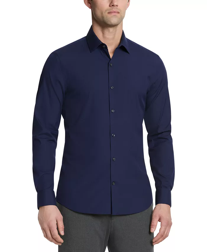 

Мужская классическая рубашка Extra Slim Fit Calvin Klein, синий