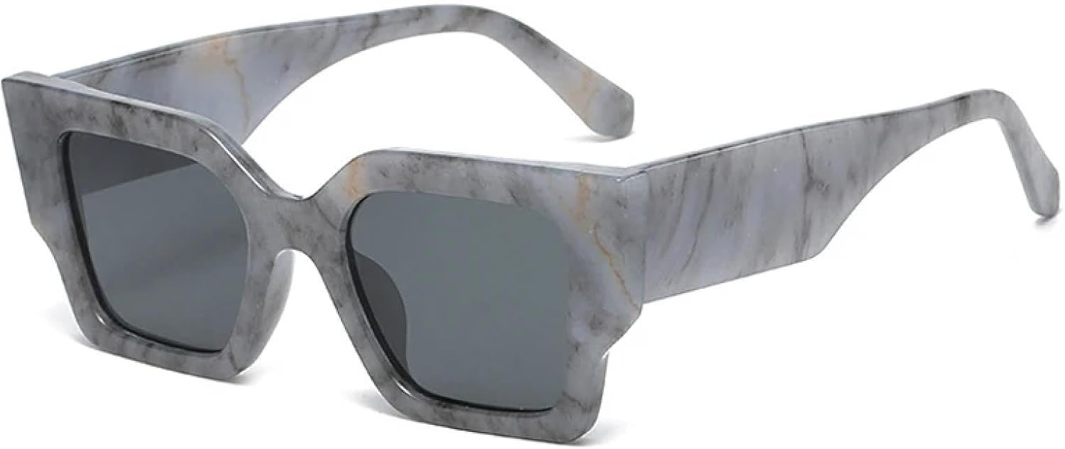 

Солнцезащитные очки с защитой от УФ-излучения UV400 | Женские белые, мужские «кошачий глаз» с леопардовым принтом для занятий спортом на открытом воздухе и вождения DSVIGF, Gray Amber Gray