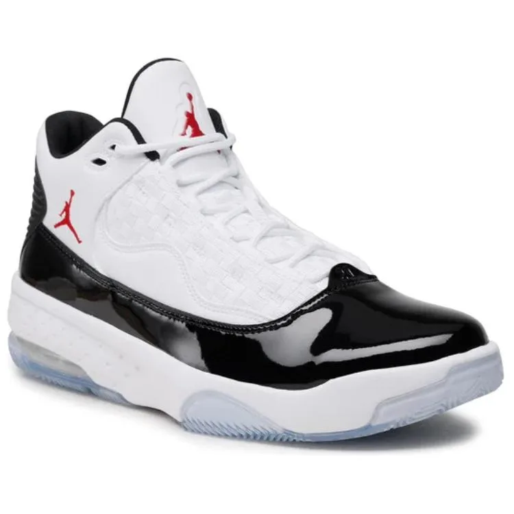Jordan Max Aura 2 White Black Gym Red — фото 4