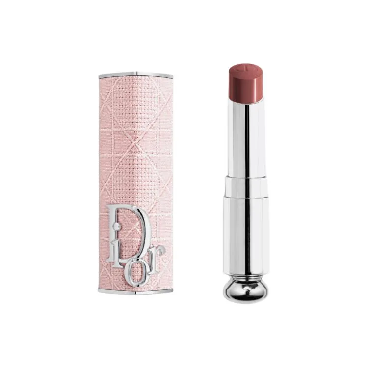 DIOR Увлажняющий крем для сияния кожи 3,2 г, Two-Piece Set: Soft Pink Plaid Lipstick Case+Refill #871 D-DREAM Amber Brown