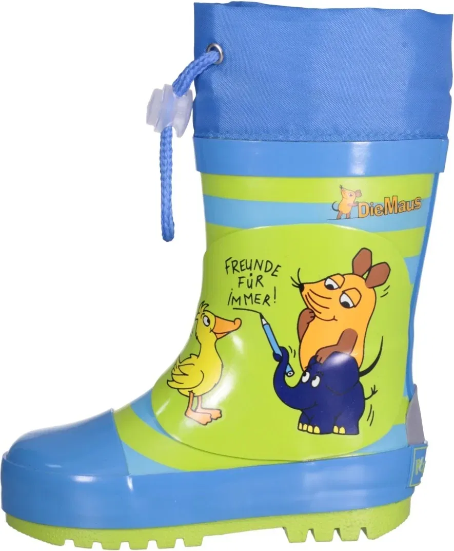 Резиновые сапоги с манжетой, Playshoes, синий