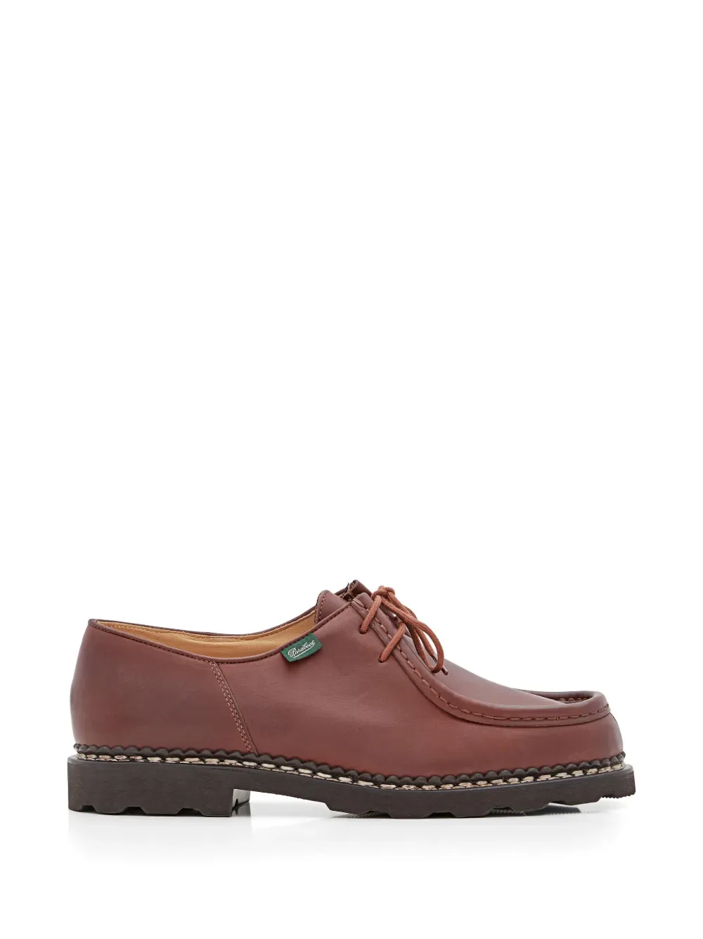 Топсайдеры с логотипом Paraboot, коричневый