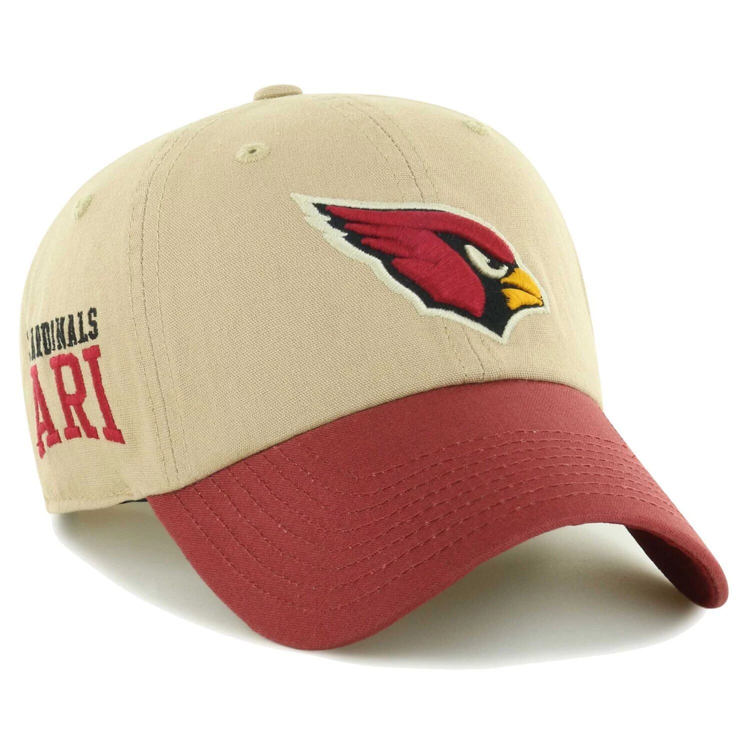 

Мужская регулируемая шляпа цвета хаки/Cardinal Arizona Cardinals Ashford Clean Up '47