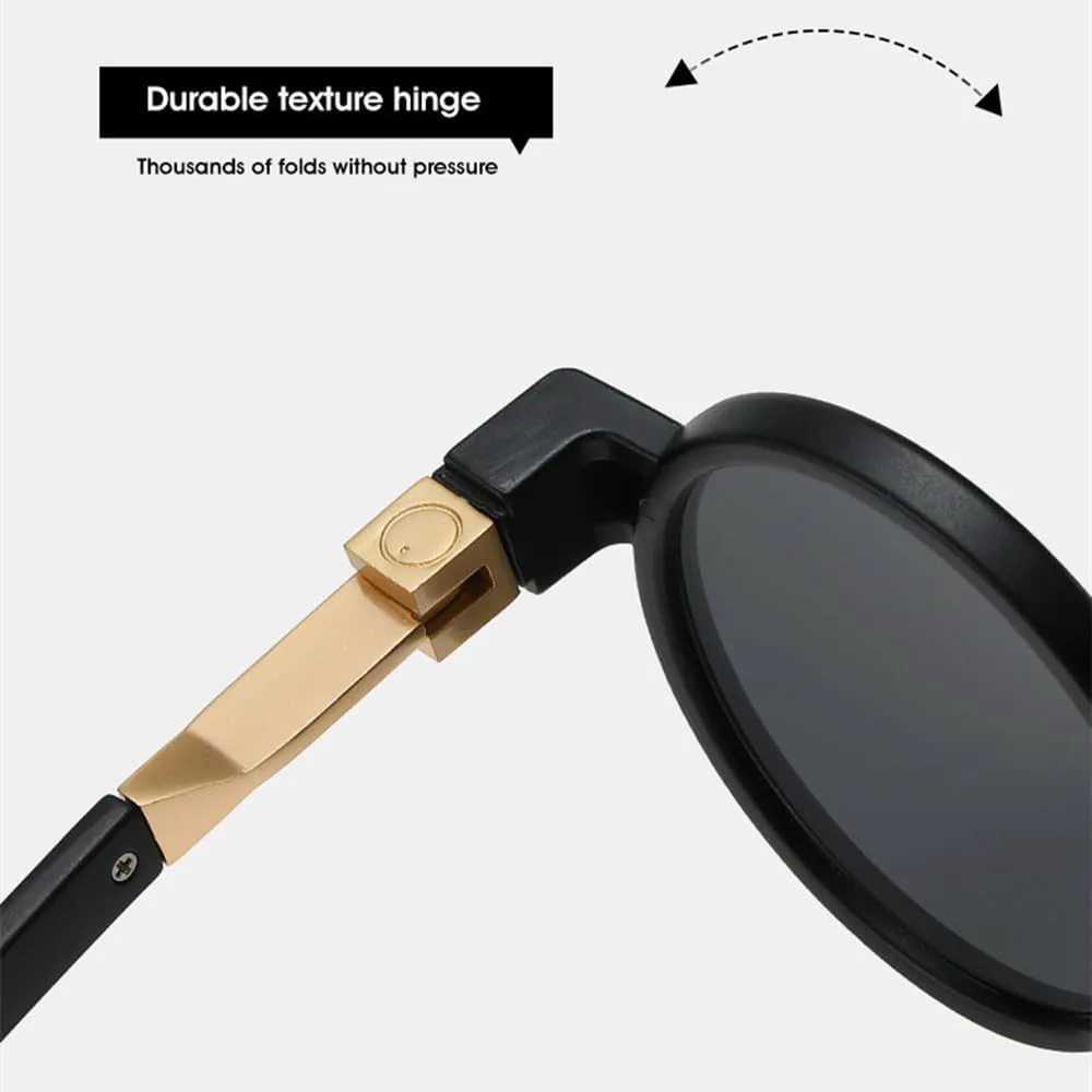 

Круглые женские солнцезащитные очки в стиле стимпанк, роскошные солнцезащитные очки с защитой от УФ-излучения UV400, модные мужские солнцезащитные очки TVTBBVV, Red