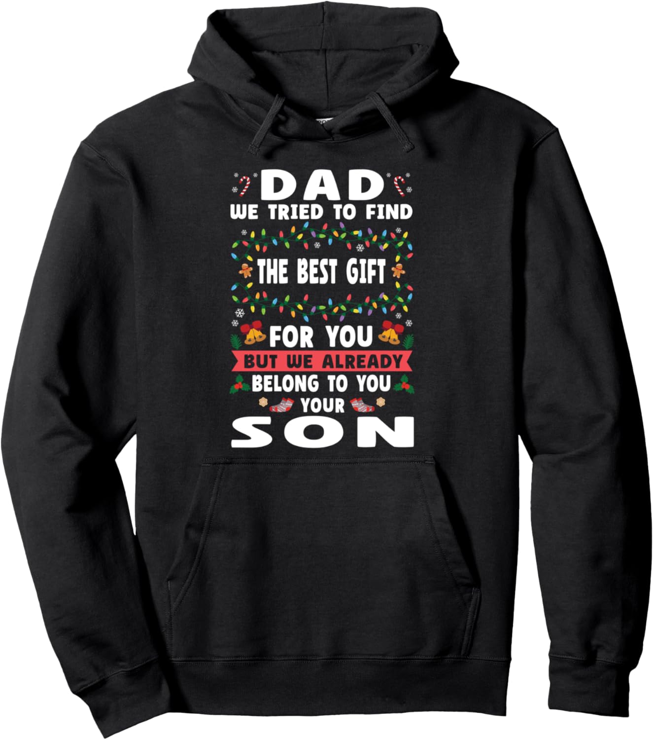 

Толстовка, Папа, мы пытались найти лучшую папину толстовку Son & Daughter Gift, черный