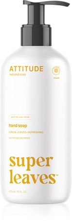 

Жидкое мыло для рук Attitude Super Leaves Lemon, 473 ml