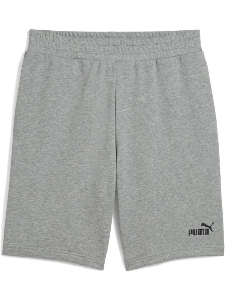 

Puma Спортивные брюки "ESS No.1 Logo Shorts 10" серого цвета