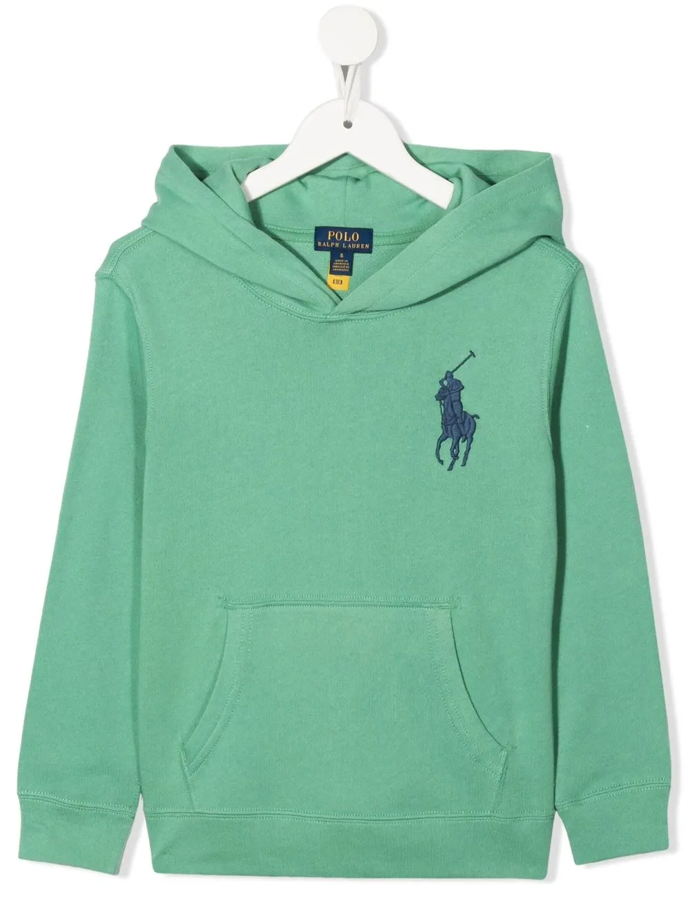 

Худи с вышитым логотипом POLO RALPH LAUREN KIDS, зеленый