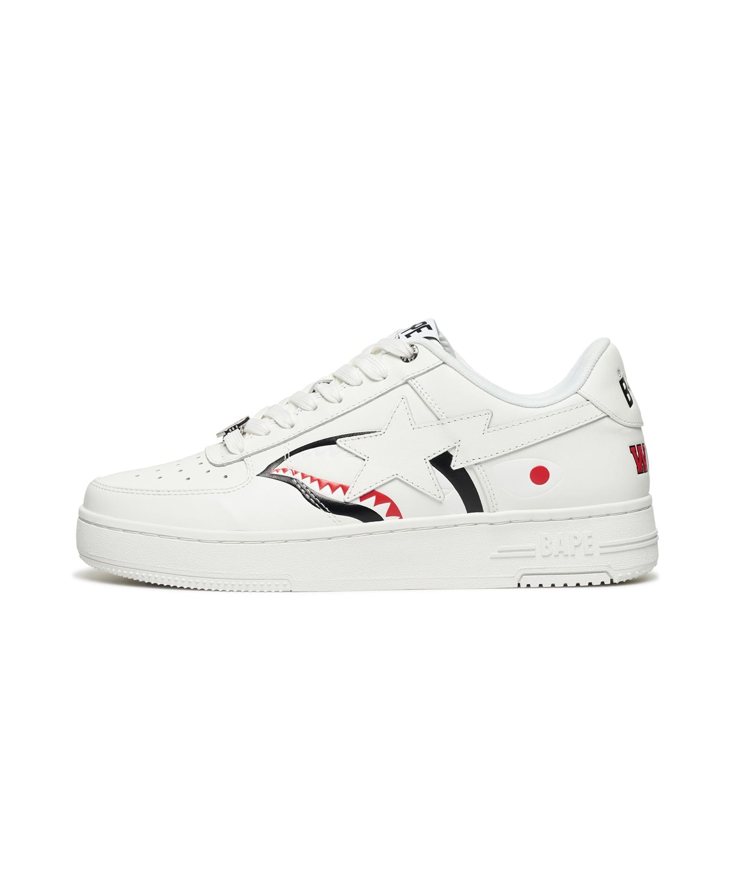 BAPE STA SHARK A BATHING APE, WHITE — фото 3