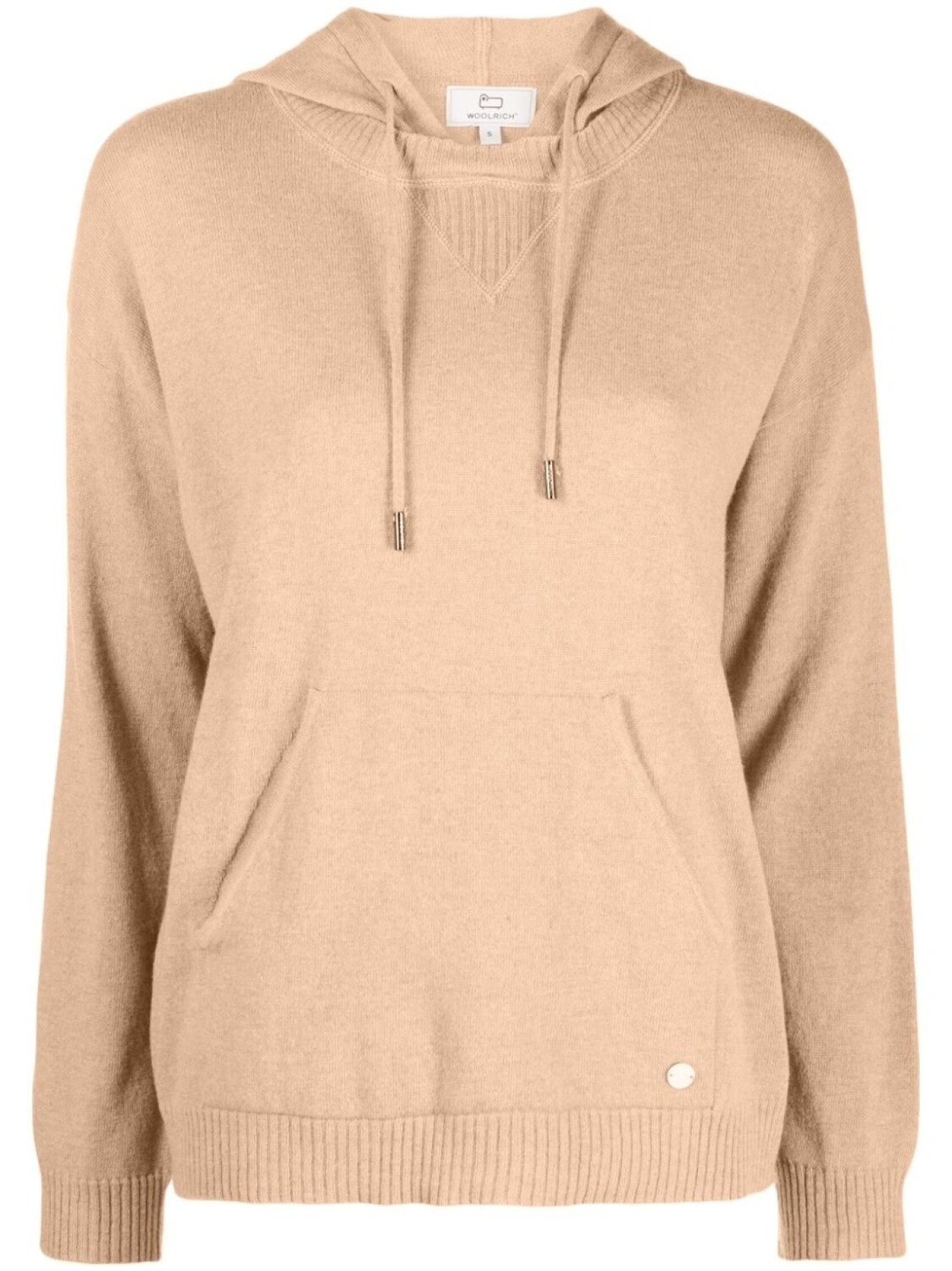 

Woolrich худи тонкой вязки с логотипом, коричневый