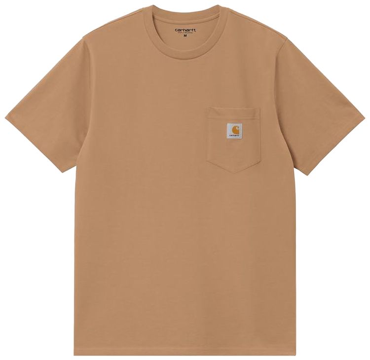

Футболка с коротким рукавом и карманом Carhartt WIP, коричневый