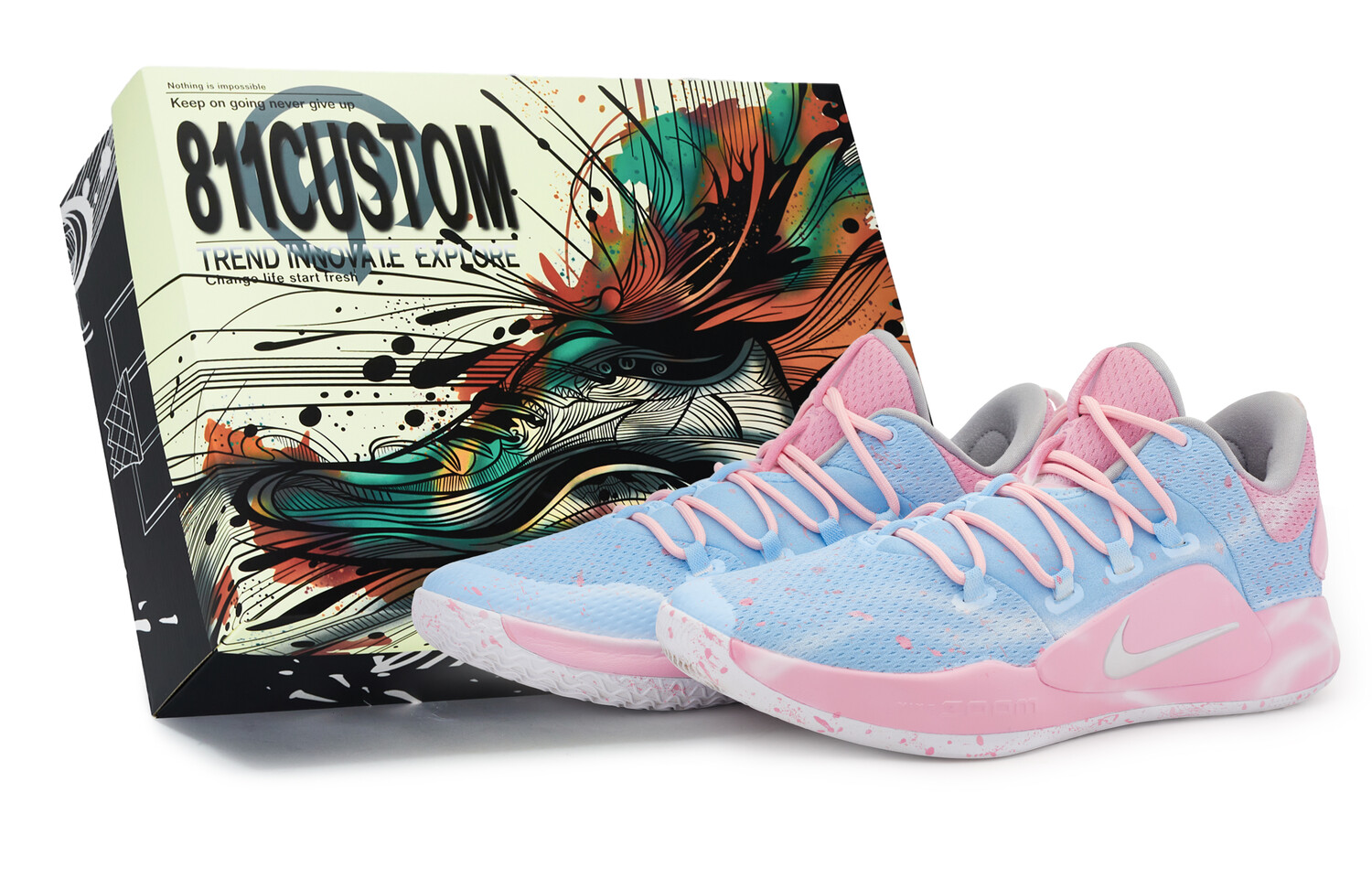 

Мужские баскетбольные кроссовки Nike Hyperdunk X, Ultra Blue/Fire Orchid