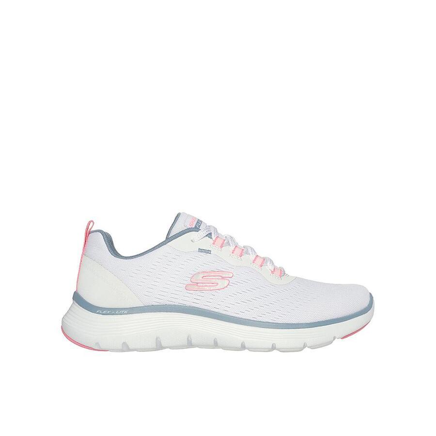Женские белые кроссовки Skechers