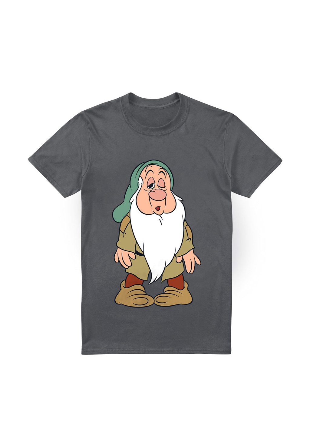 

Футболка с принтом SNOW WHITE AND THE SEVEN DWARFS SLEEPY STRUGGLES Disney, антрацит