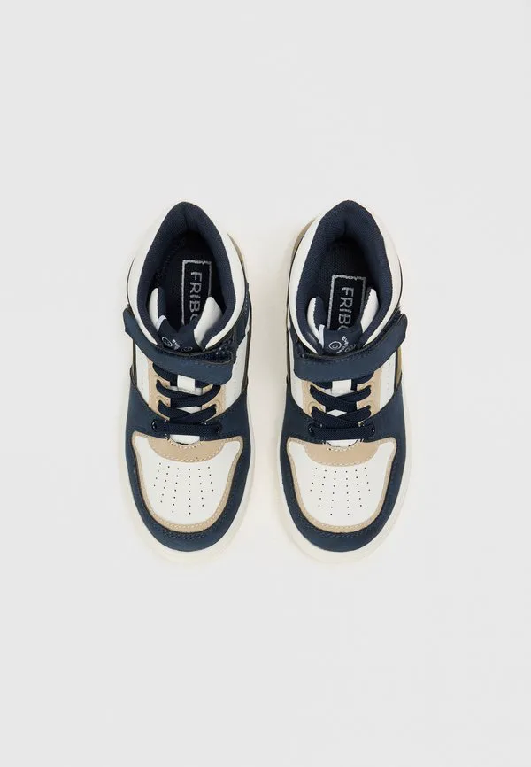 Высокие кроссовки Friboo, White/Blue/Khaki — фото 4