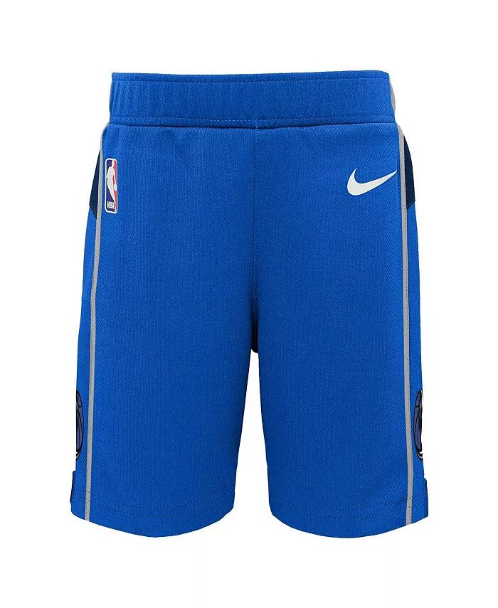 

Синие шорты-реплики Dallas Mavericks Icon для мальчиков и девочек Nike