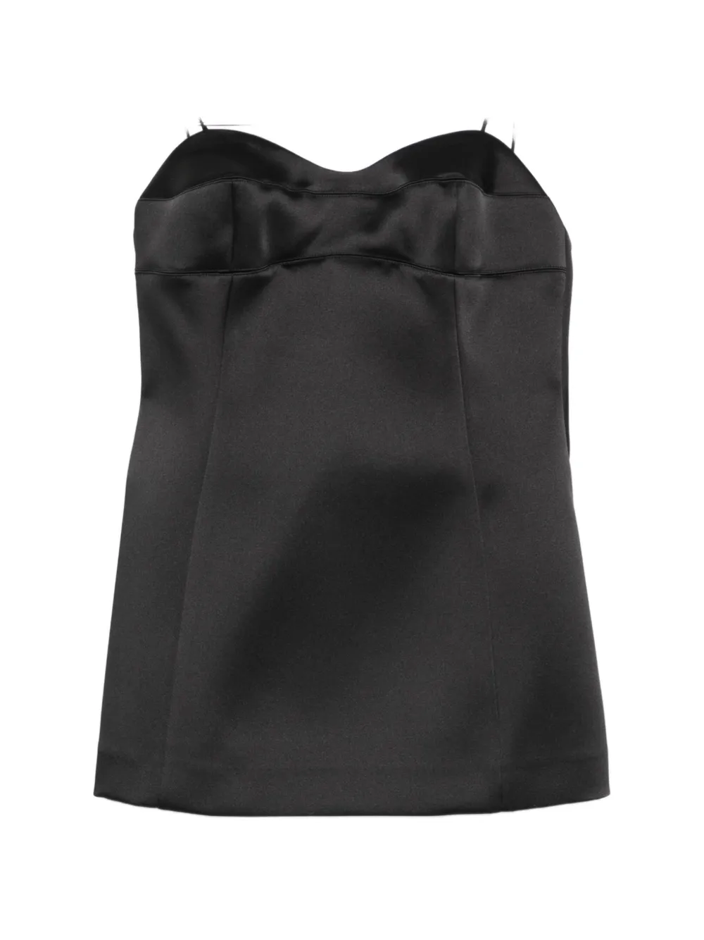 

Атласный топ Rohe, черный