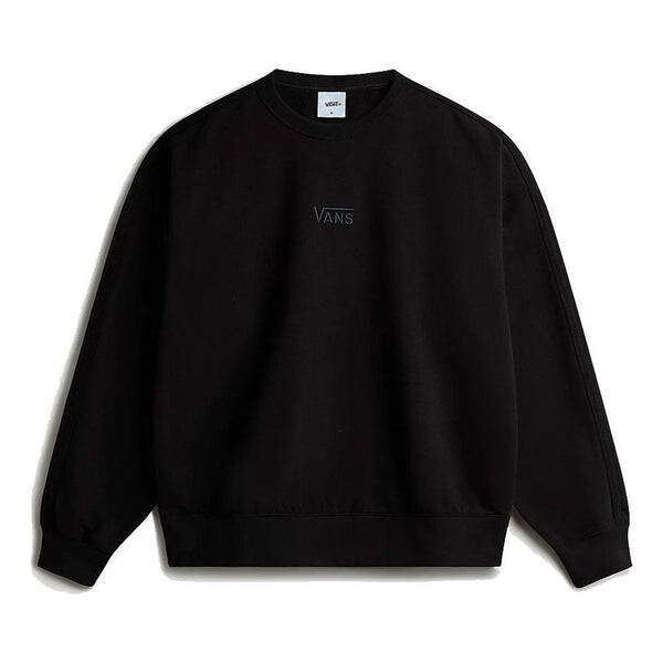 

Свитер premium logo crew sweatshirt 'black' Vans, черный