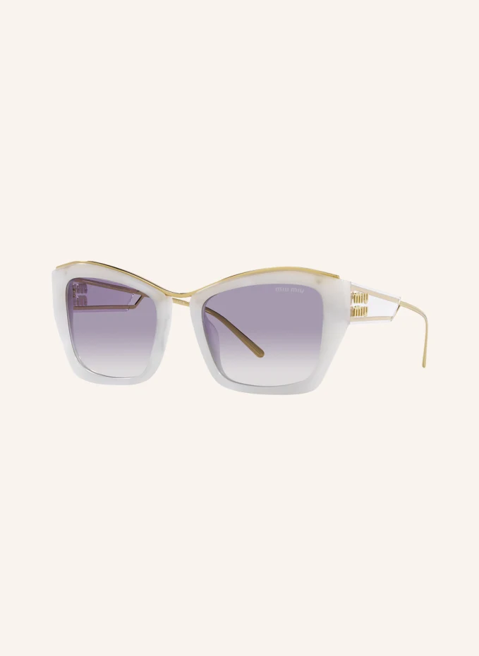 

Солнцезащитные очки mu 02ys Miu Miu, белый