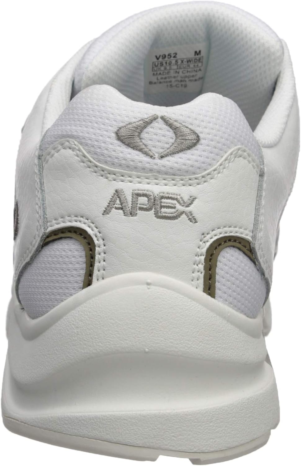 Мужские кроссовки Apex DBL с застежкой-липучкой Walker-V Last-M, белый — фото 3