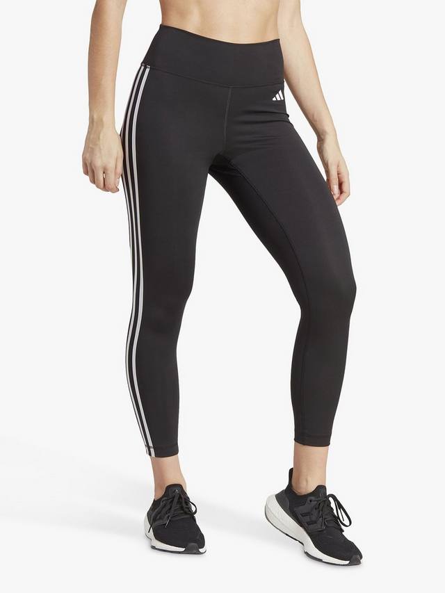 

Леггинсы train essentials в 3 полосы с высокой талией 7/8 дюйма adidas, черный