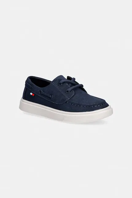 Мокасины детские из экокожи Tommy Hilfiger, синий