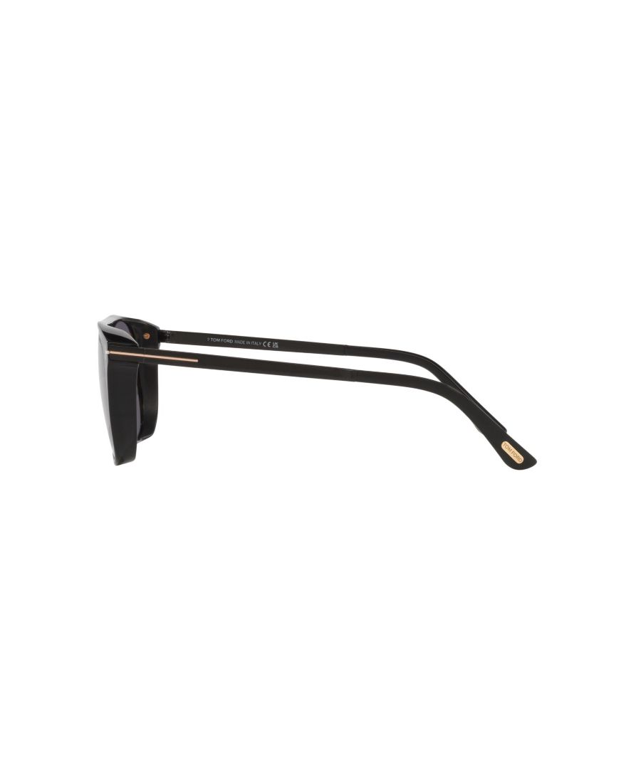 Мужские солнцезащитные очки, Lionel-02 TR001836 Tom Ford, Black Shiny, Gray — фото 3