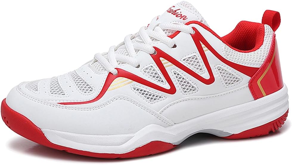 

Мужские кроссовки для настольного тенниса, бадминтона, тренировок, с противоскользящей подошвой и дышащие, для игры в зале, ракетбол, сквош, волейбол Hiuzylqx, A