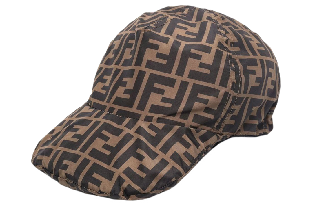 FENDI Детская бейсболка с логотипом, Tan