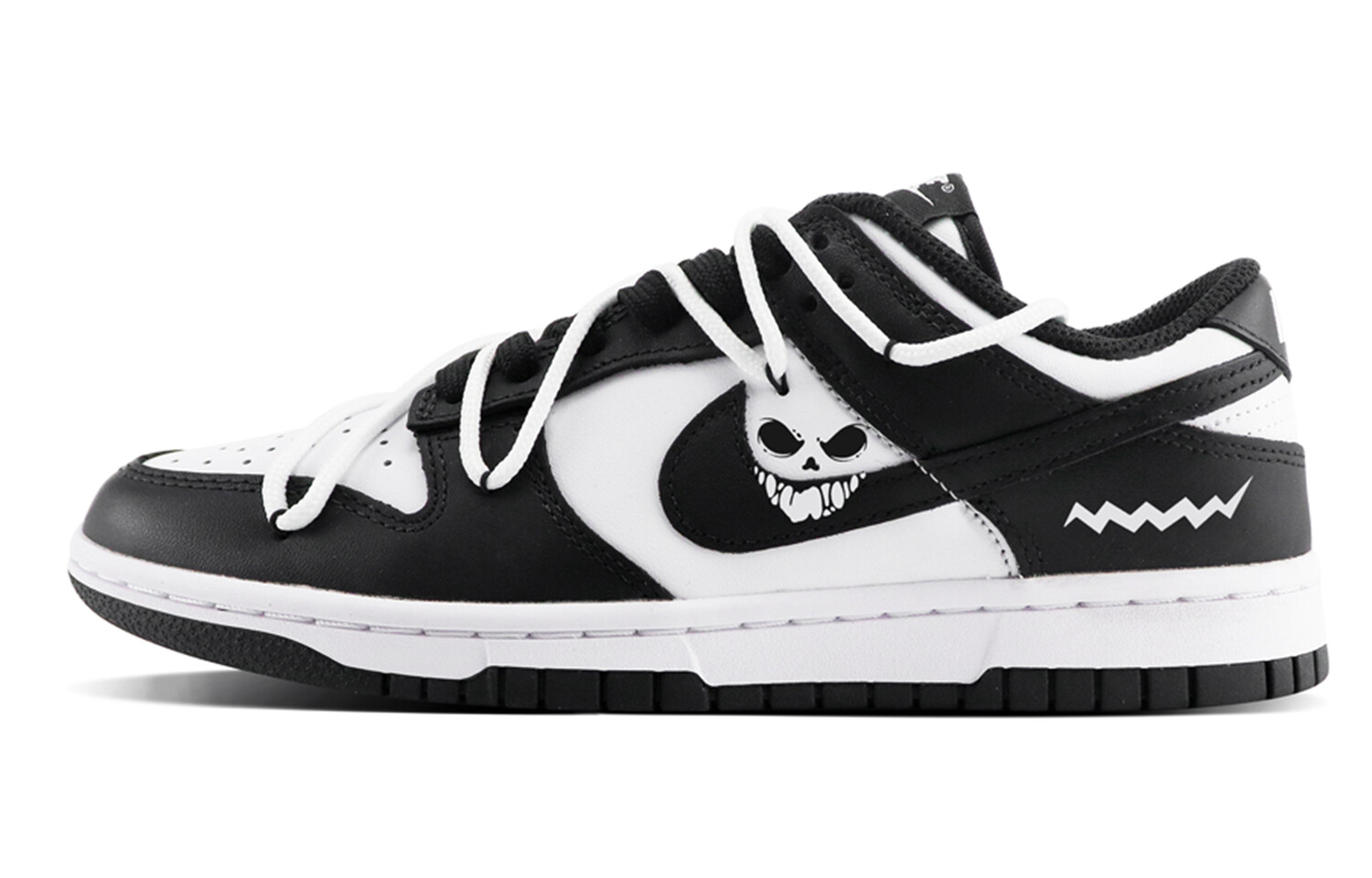 

Кроссовки Nike Dunk Skateboarding Shoes Men Low-top Black/white, черный