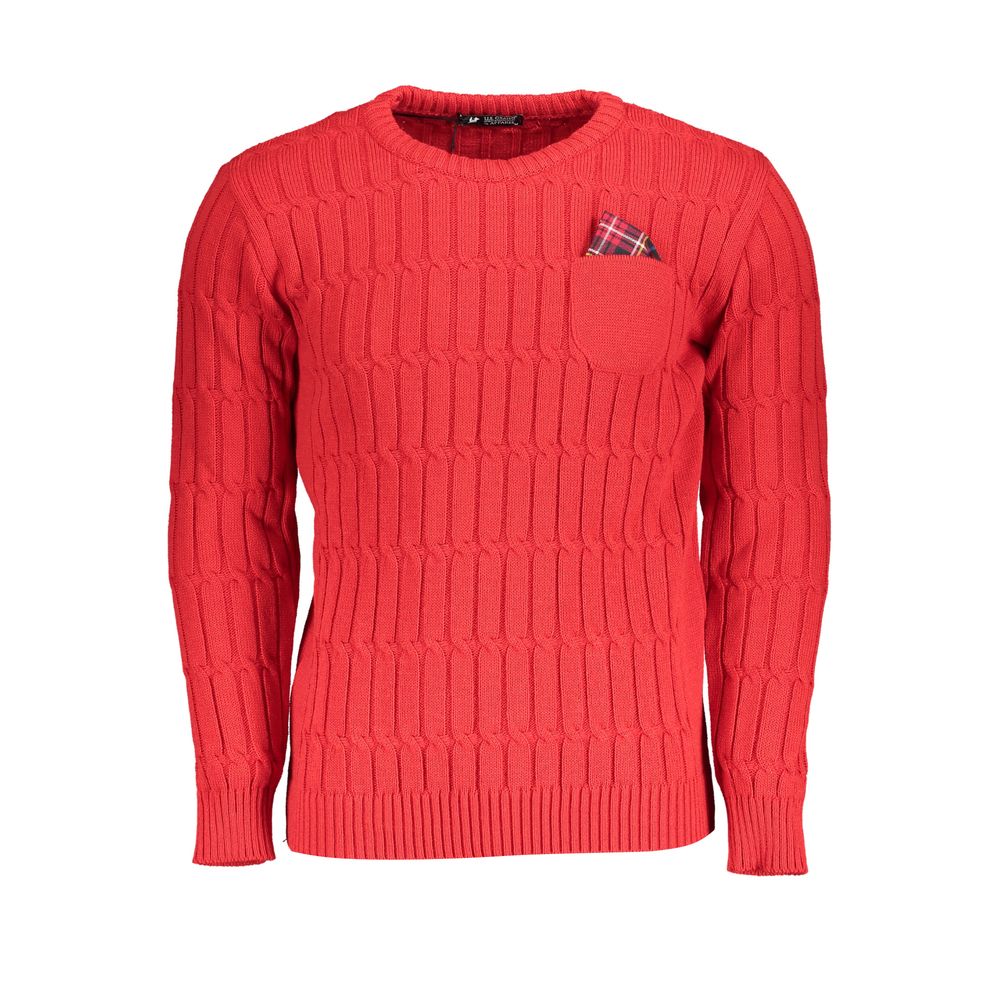 

Свитер Grand Polo Pink Twisted с круглым вырезом U.S. Polo, розовый