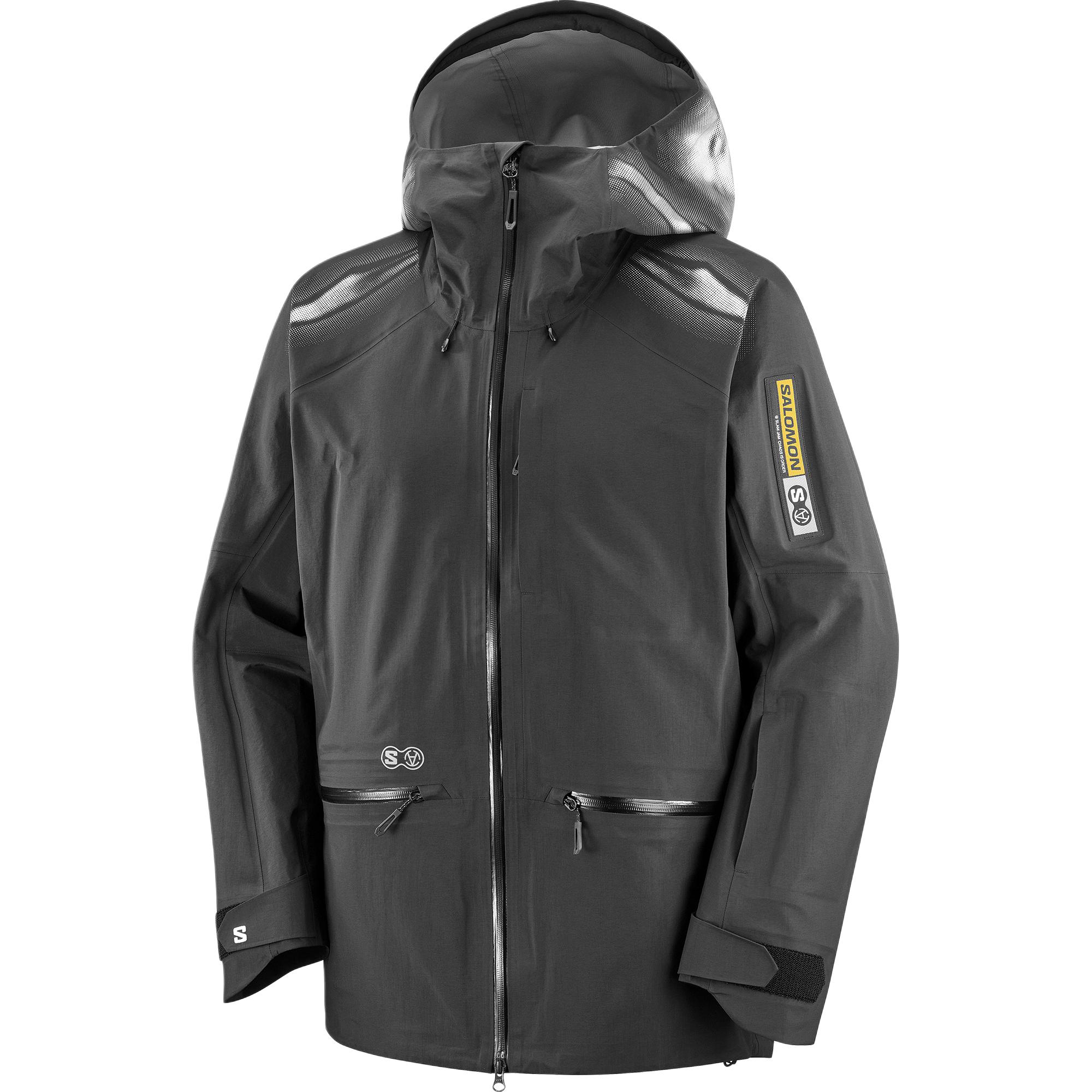 

X SLAM JAM FW25 Горнолыжная куртка унисекс Salomon, черный